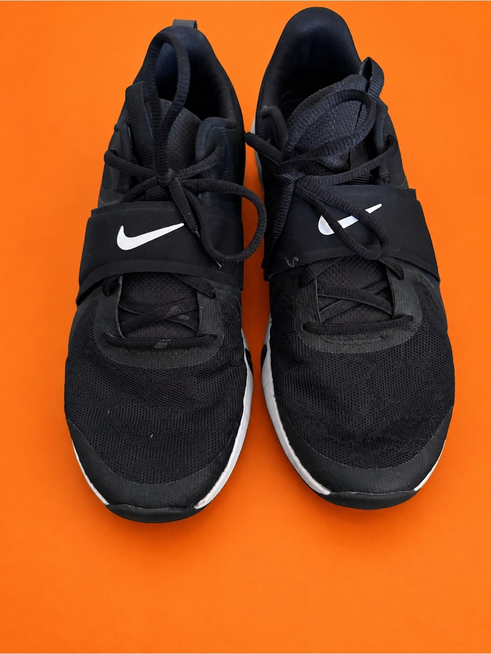 Nike Black and White Comfort Footbed Training Sneakers